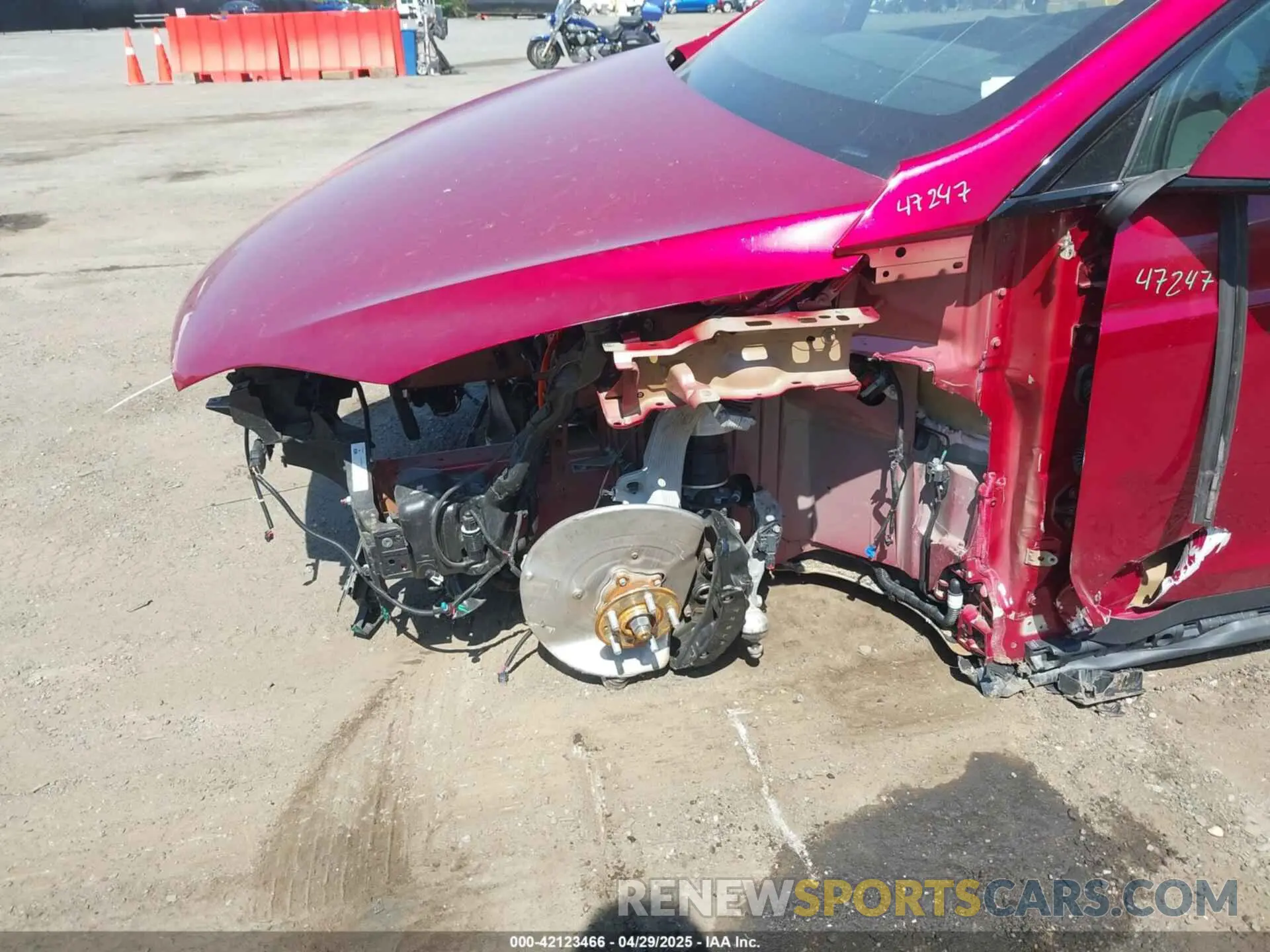 6 fotografías del automóvil dañado 7SAXCAE56RF460197 TESLA MODEL X 2024
