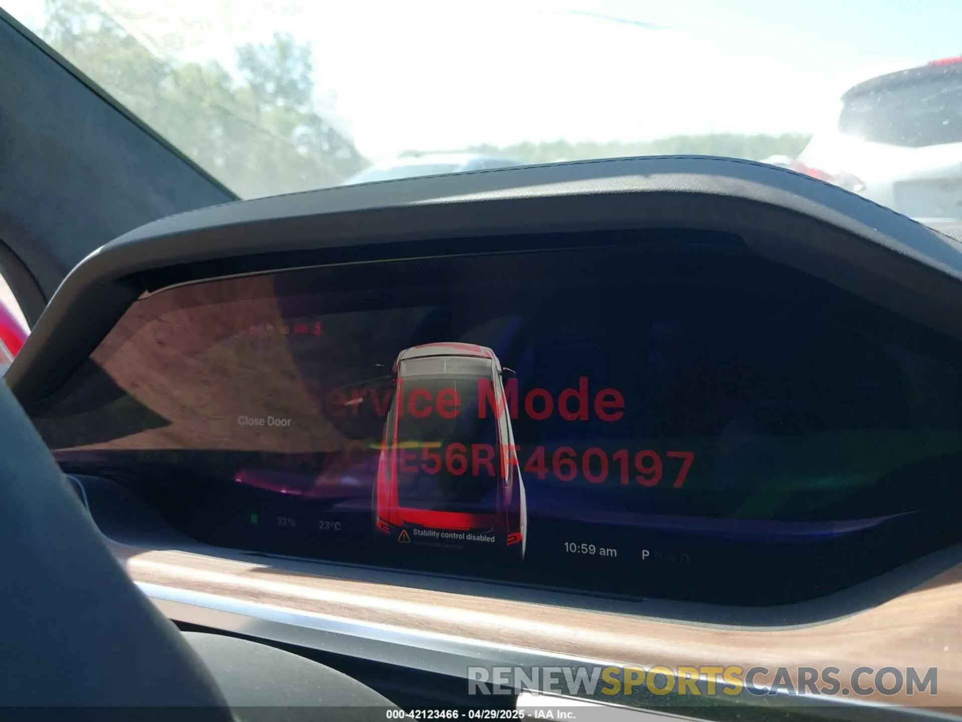 7 fotografías del automóvil dañado 7SAXCAE56RF460197 TESLA MODEL X 2024