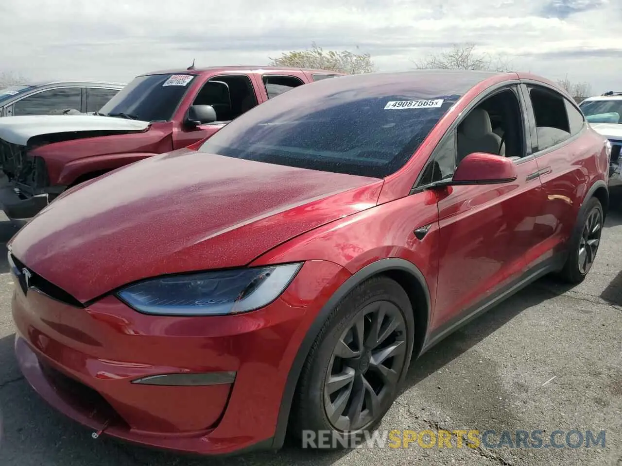1 fotografías del automóvil dañado 7SAXCAE5XRF447002 TESLA MODEL X 2024