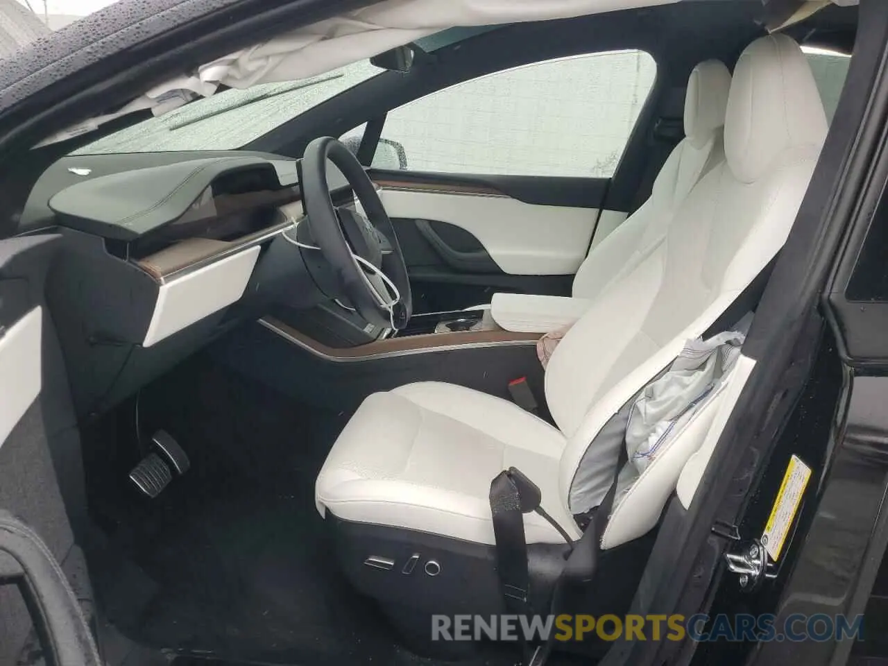 7 fotografías del automóvil dañado 7SAXCBE52RF442589 TESLA MODEL X 2024