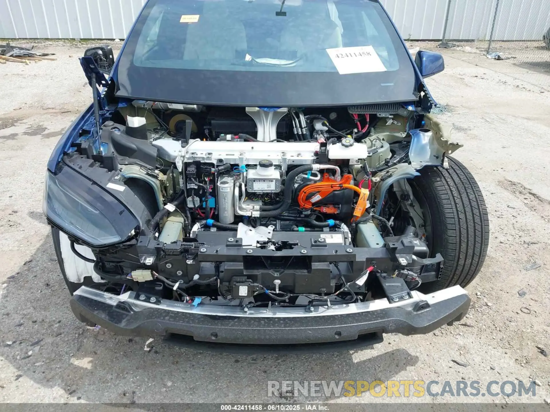 6 fotografías del automóvil dañado 7SAXCBE52RF456542 TESLA MODEL X 2024