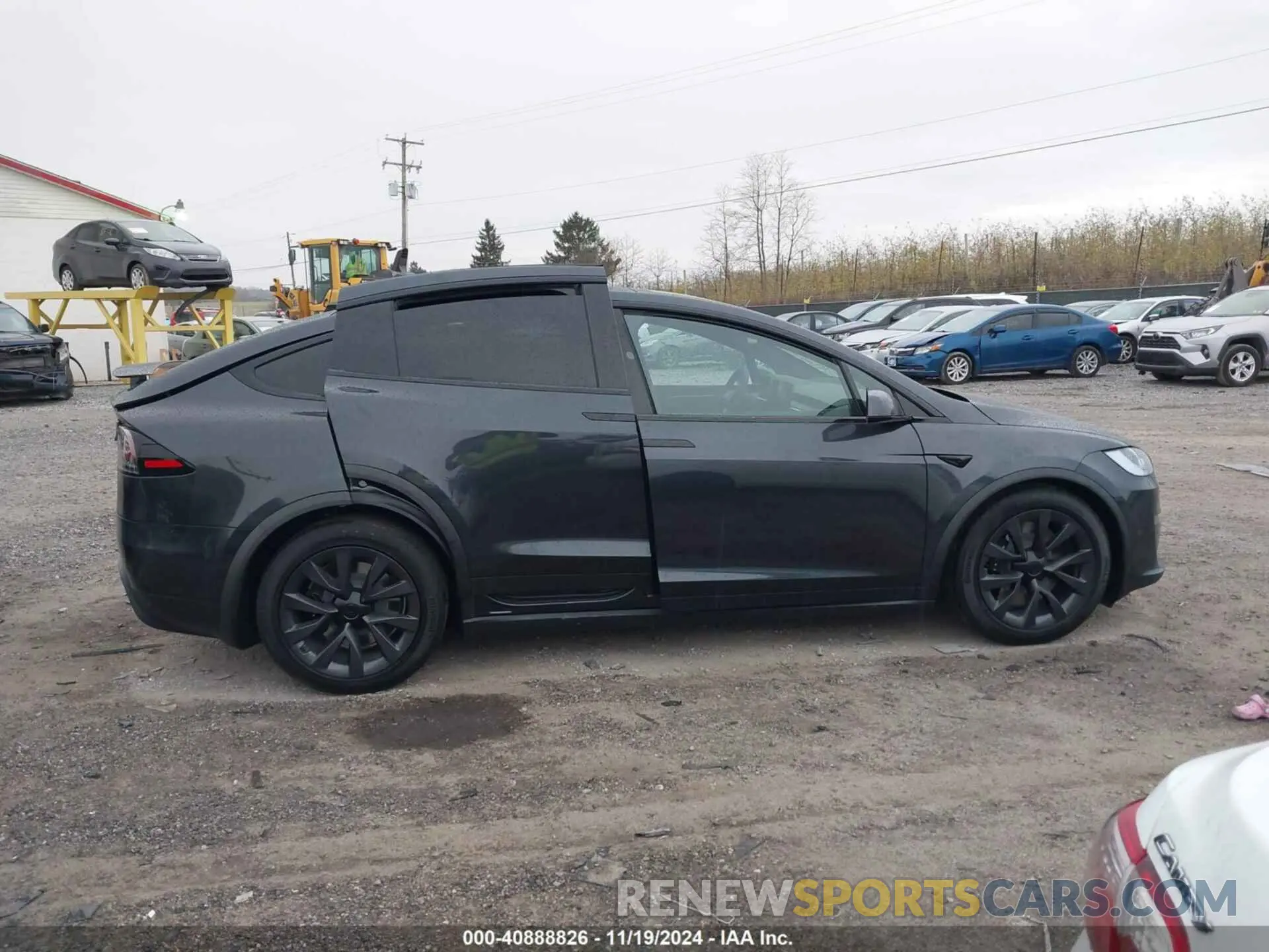 13 fotografías del automóvil dañado 7SAXCBE58RF459073 TESLA MODEL X 2024