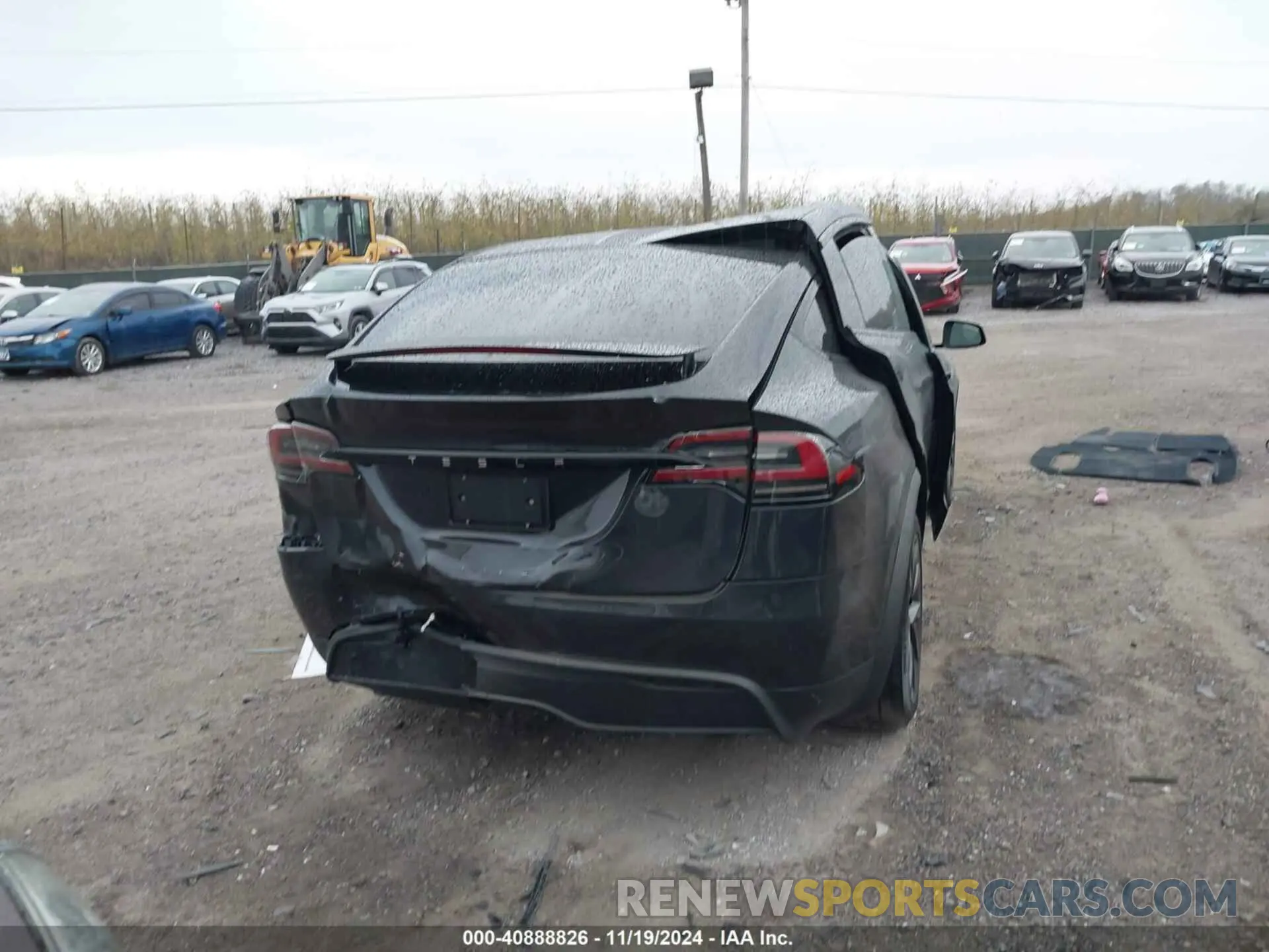 16 fotografías del automóvil dañado 7SAXCBE58RF459073 TESLA MODEL X 2024