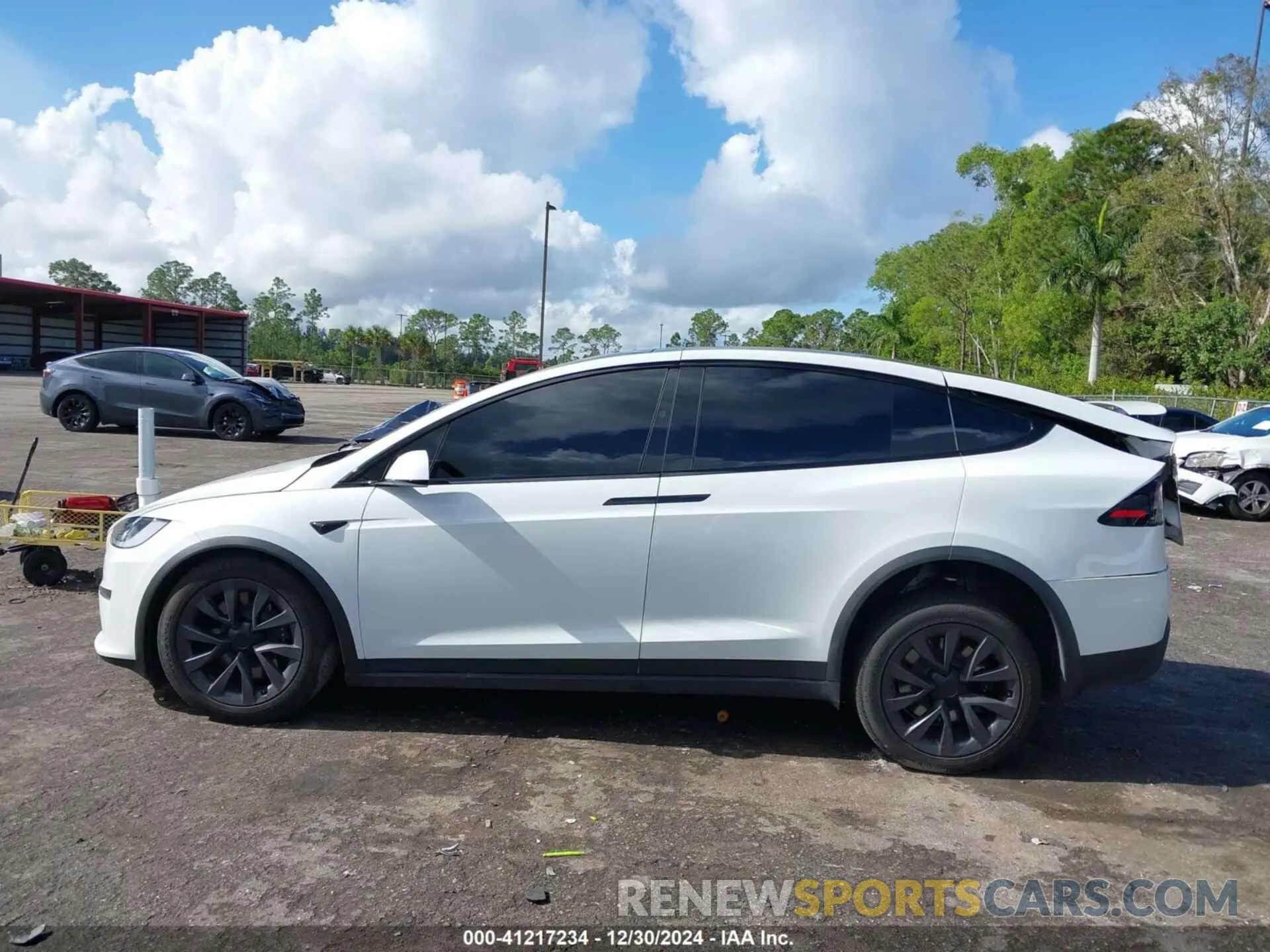 13 fotografías del automóvil dañado 7SAXCBE59RF433324 TESLA MODEL X 2024