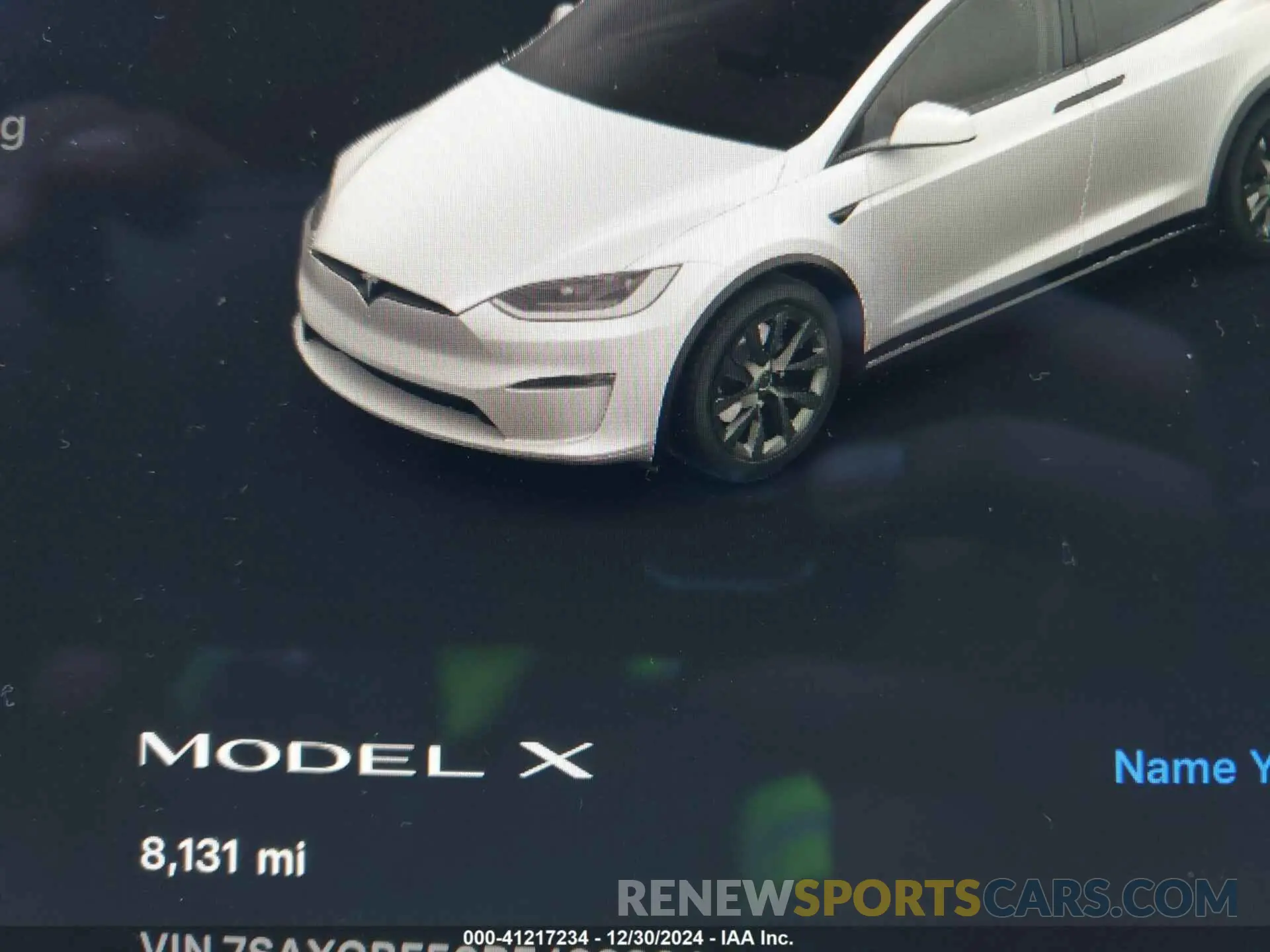 14 fotografías del automóvil dañado 7SAXCBE59RF433324 TESLA MODEL X 2024