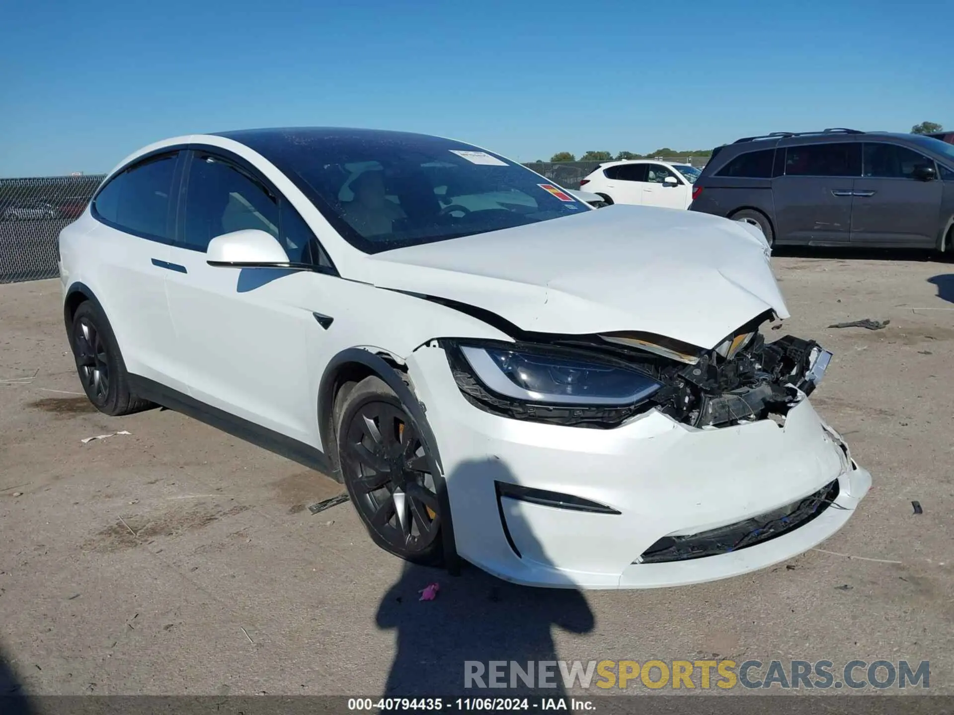 1 fotografías del automóvil dañado 7SAXCBE5XRF442615 TESLA MODEL X 2024