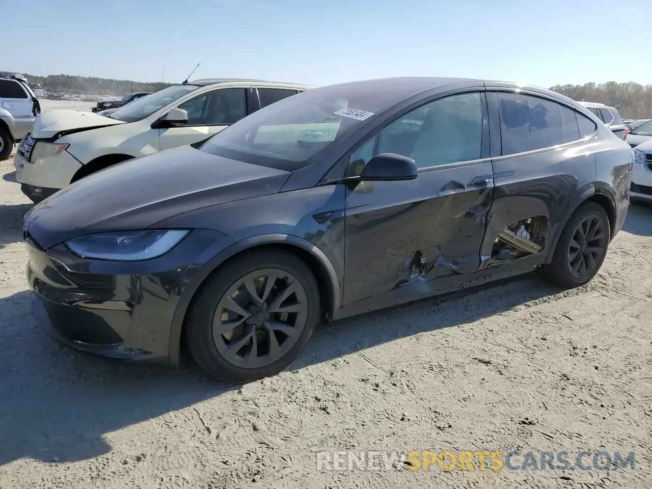 1 fotografías del automóvil dañado 7SAXCBE5XRF447328 TESLA MODEL X 2024