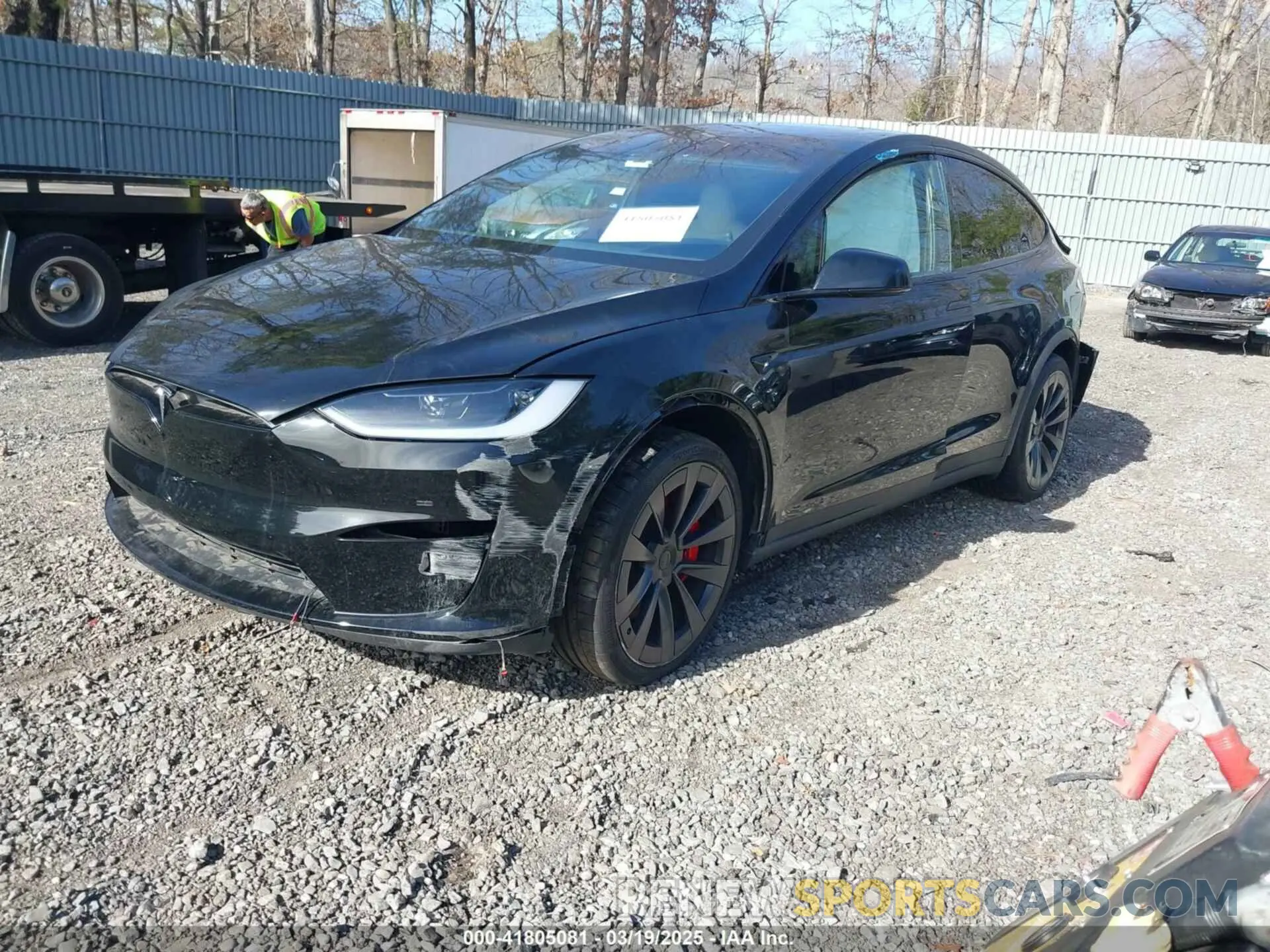 2 fotografías del automóvil dañado 7SAXCBE60RF447492 TESLA MODEL X 2024