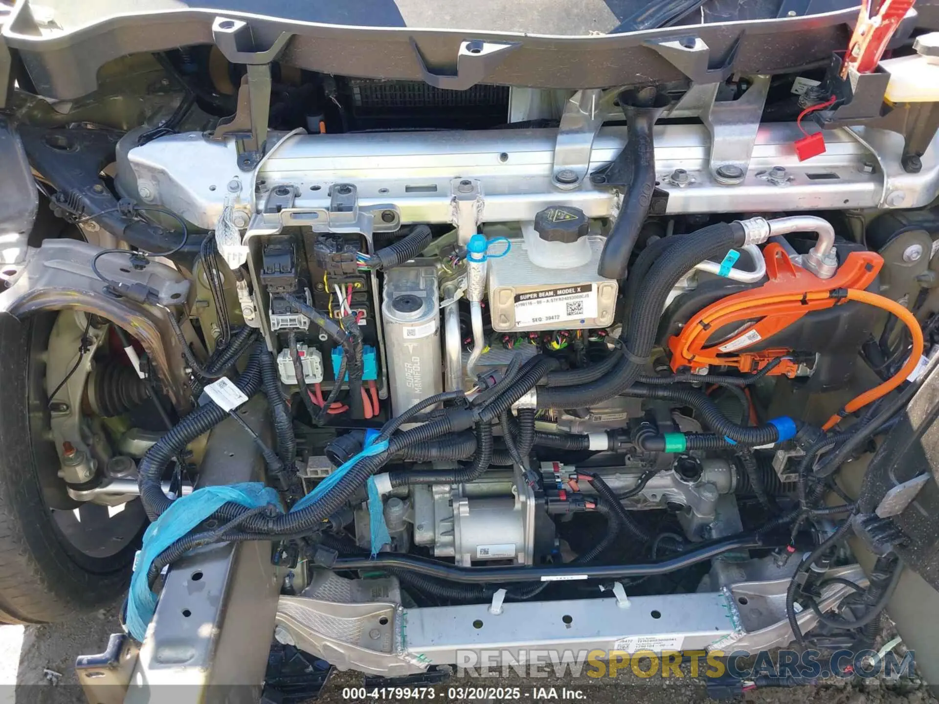 10 fotografías del automóvil dañado 7SAXCBE65RF444149 TESLA MODEL X 2024