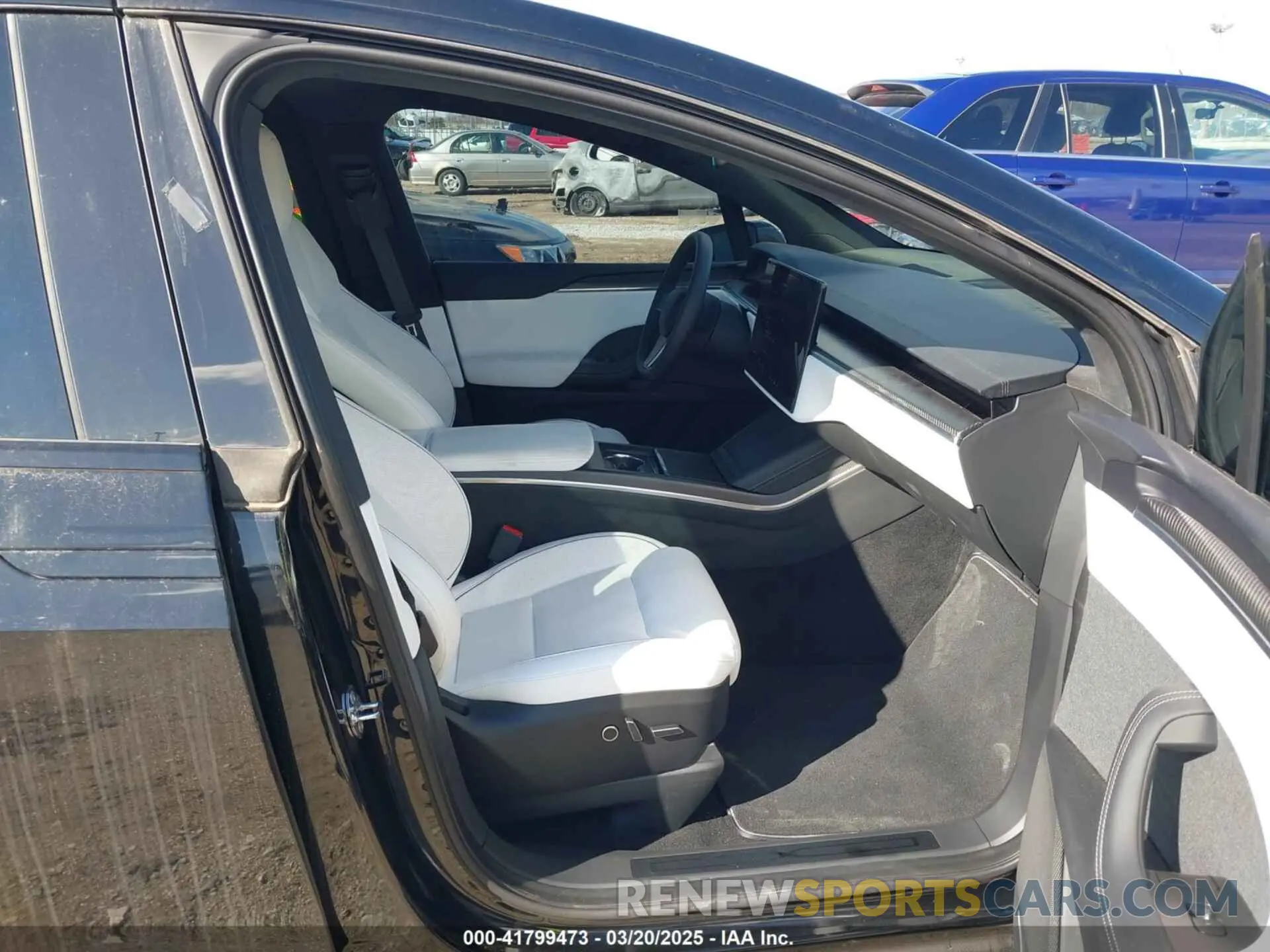 5 fotografías del automóvil dañado 7SAXCBE65RF444149 TESLA MODEL X 2024