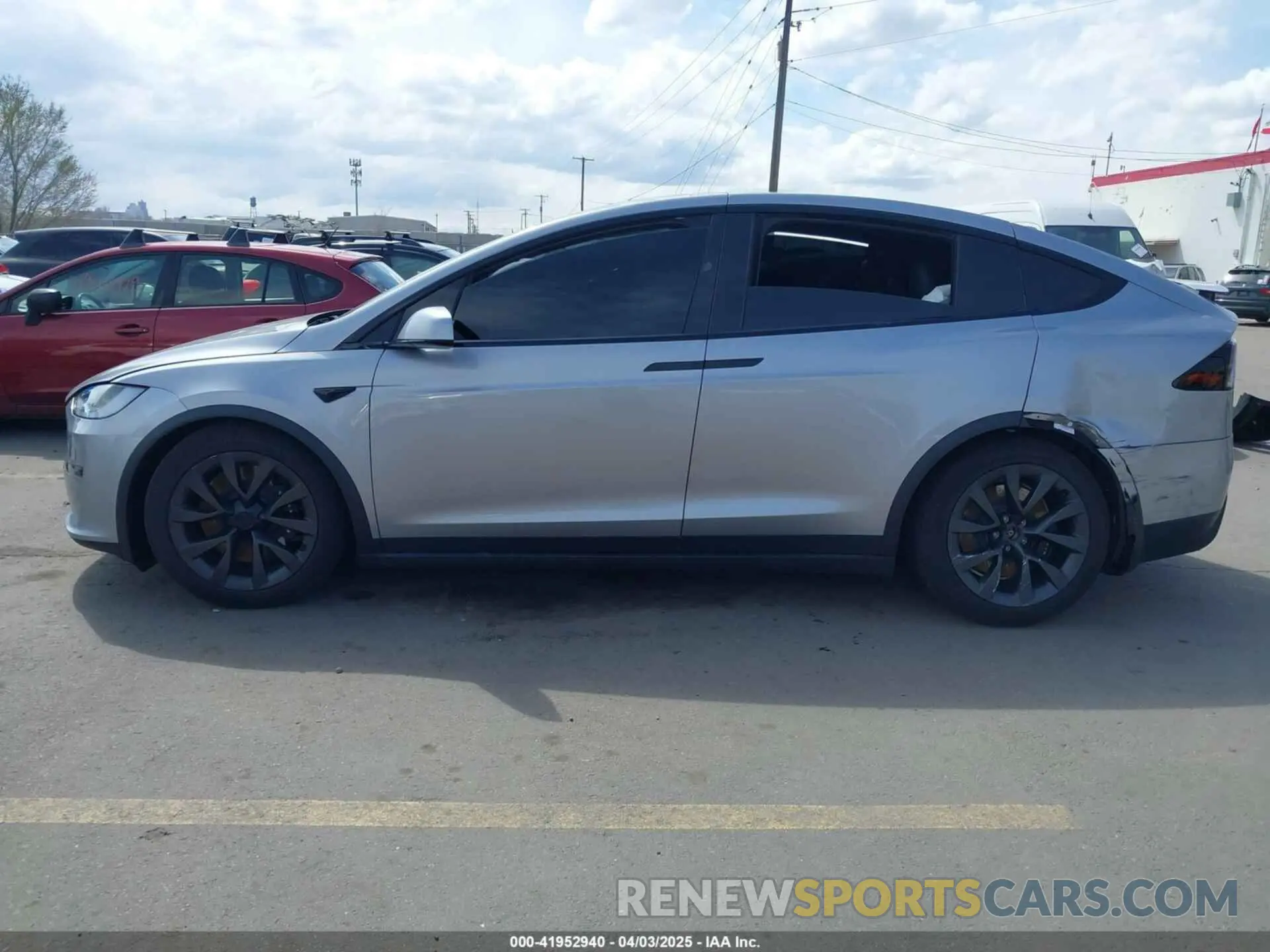 14 fotografías del automóvil dañado 7SAXCDE50RF452999 TESLA MODEL X 2024