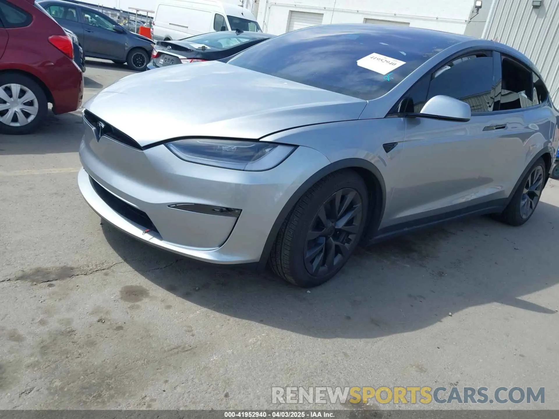 2 fotografías del automóvil dañado 7SAXCDE50RF452999 TESLA MODEL X 2024