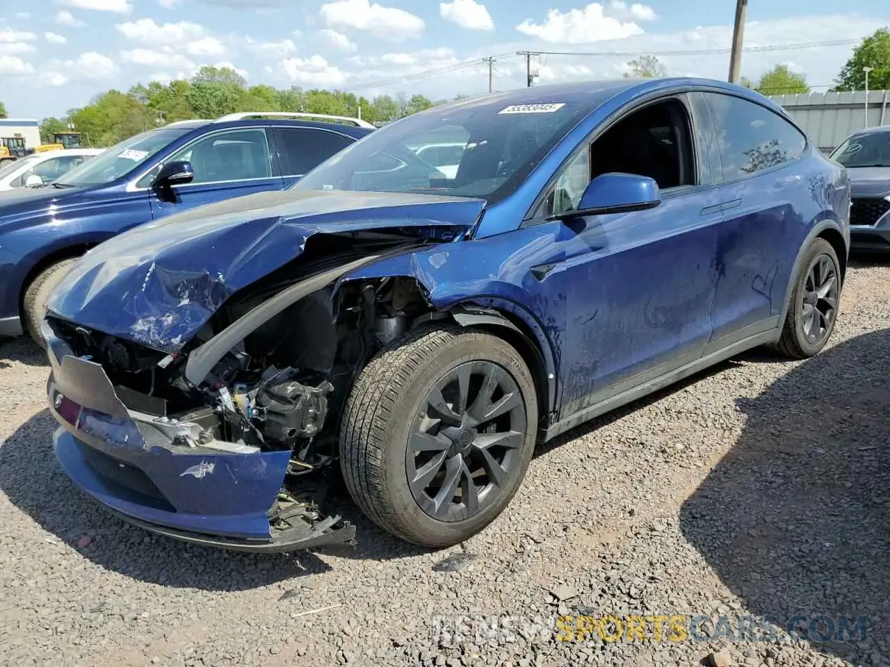 1 fotografías del automóvil dañado 7SAXCDE51RF439209 TESLA MODEL X 2024