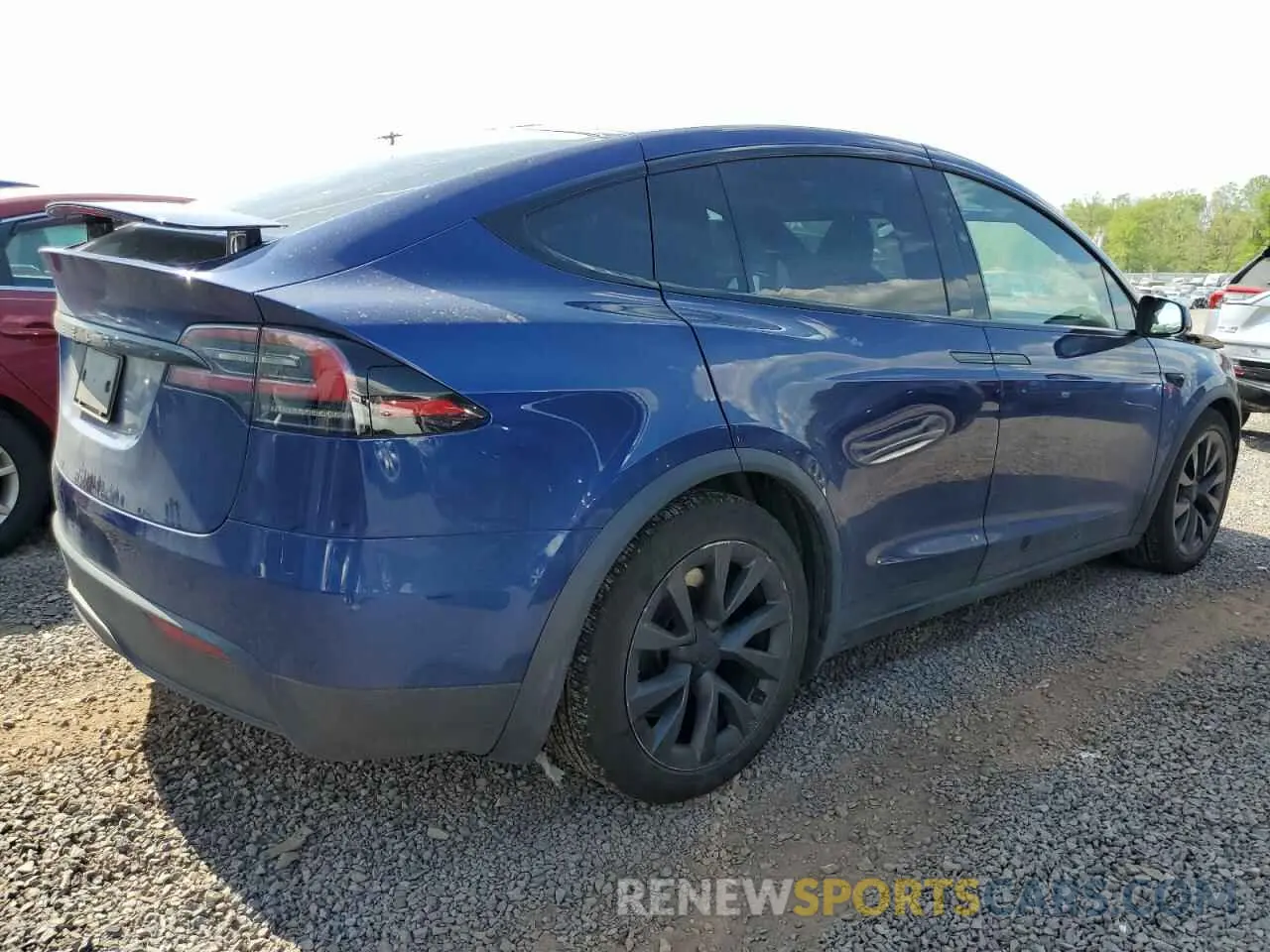 3 fotografías del automóvil dañado 7SAXCDE51RF439209 TESLA MODEL X 2024