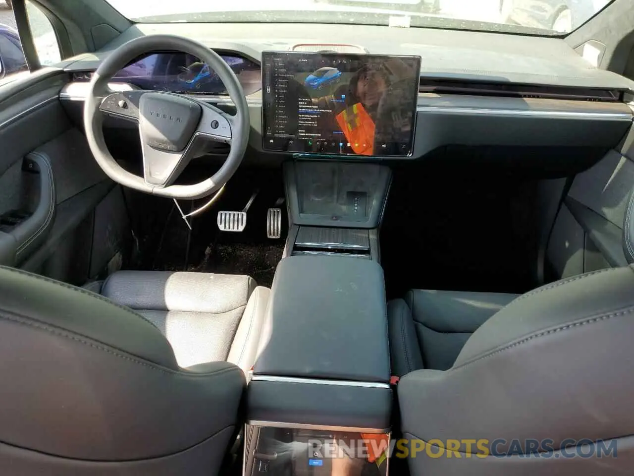 8 fotografías del automóvil dañado 7SAXCDE51RF439209 TESLA MODEL X 2024