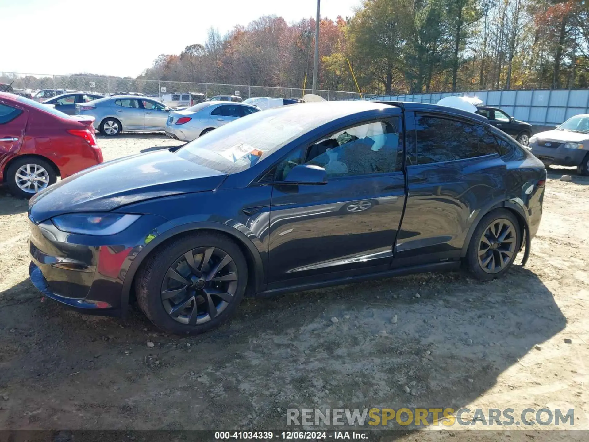6 fotografías del automóvil dañado 7SAXCDE52RF457752 TESLA MODEL X 2024
