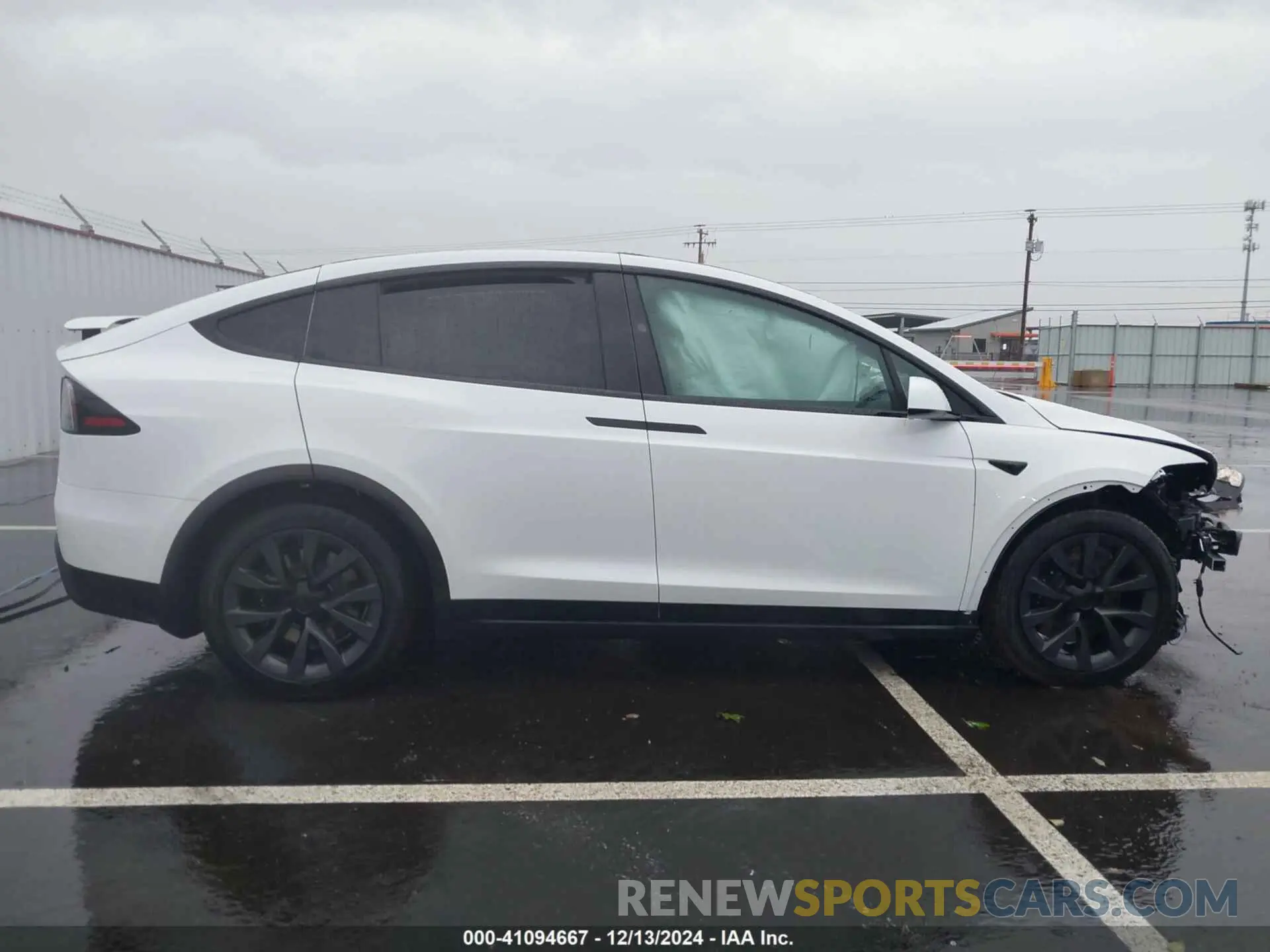 14 fotografías del automóvil dañado 7SAXCDE53RF454066 TESLA MODEL X 2024