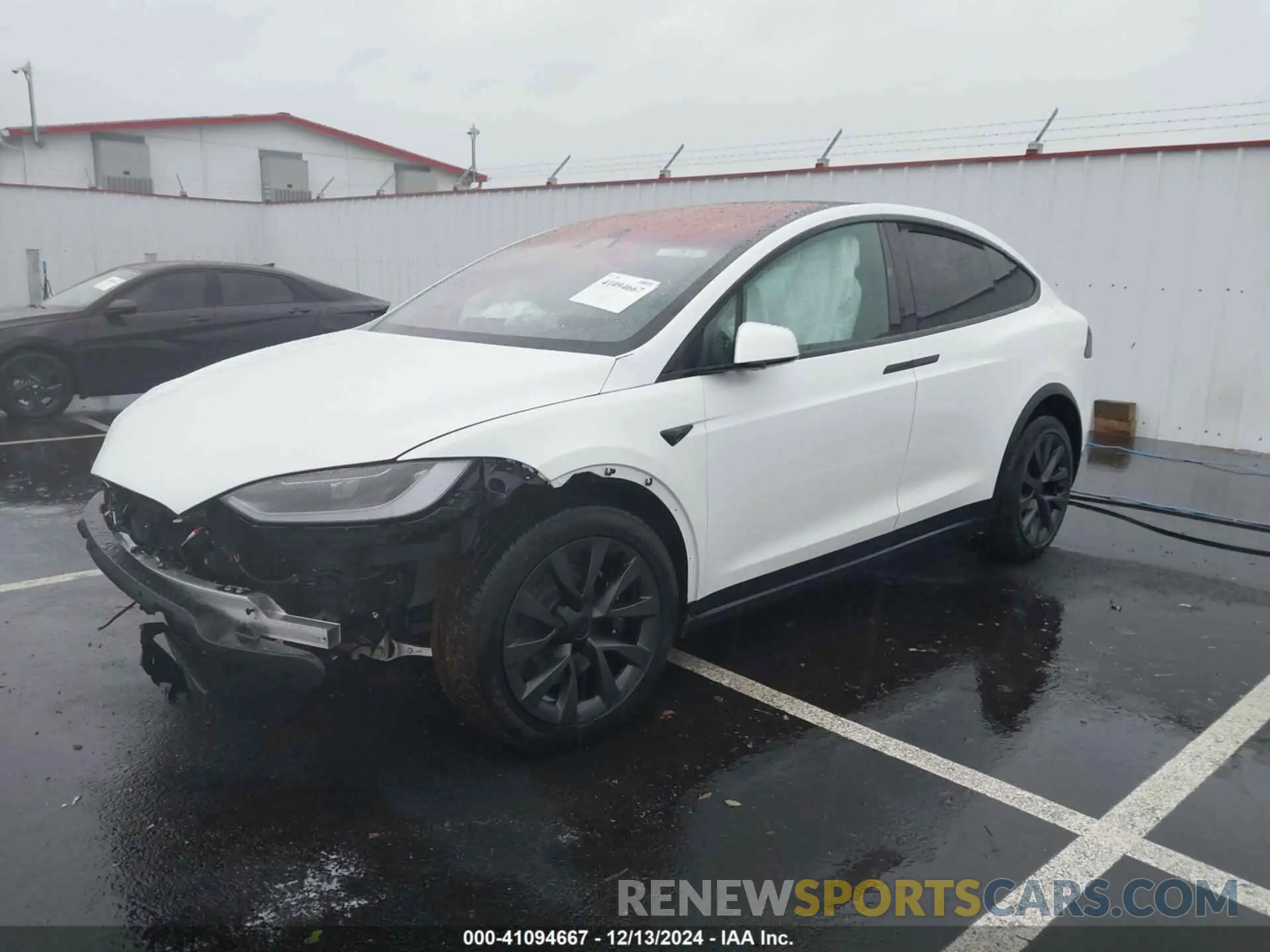 2 fotografías del automóvil dañado 7SAXCDE53RF454066 TESLA MODEL X 2024