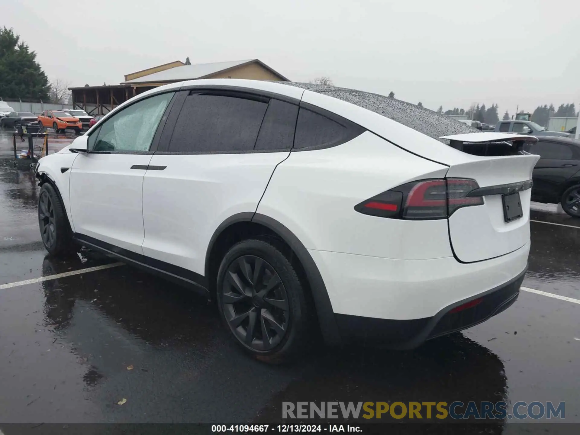 3 fotografías del automóvil dañado 7SAXCDE53RF454066 TESLA MODEL X 2024