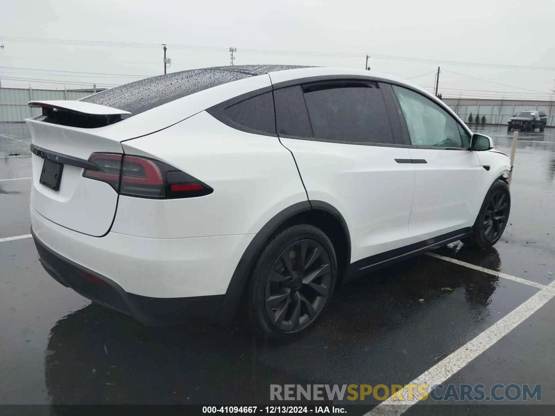 4 fotografías del automóvil dañado 7SAXCDE53RF454066 TESLA MODEL X 2024