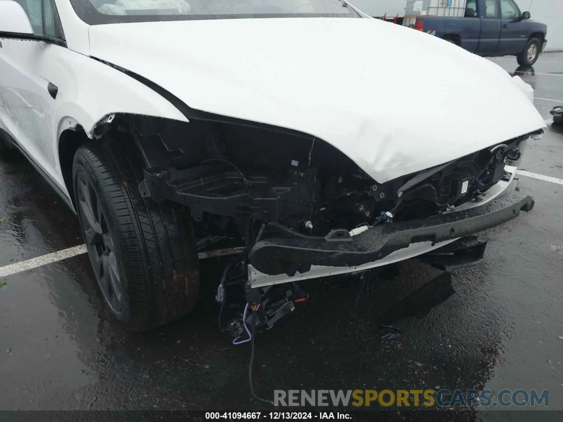 6 fotografías del automóvil dañado 7SAXCDE53RF454066 TESLA MODEL X 2024