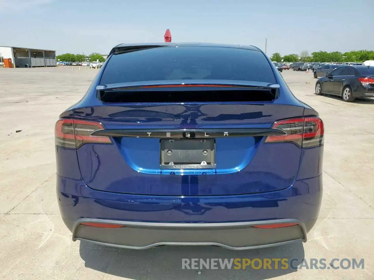 6 fotografías del automóvil dañado 7SAXCDE54RF439754 TESLA MODEL X 2024