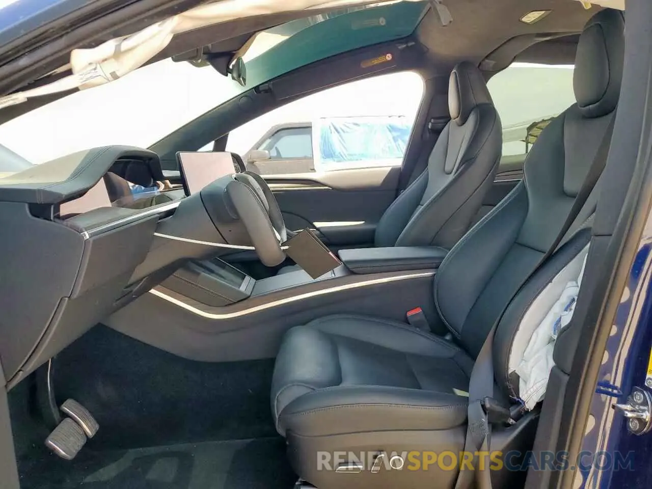 7 fotografías del automóvil dañado 7SAXCDE54RF439754 TESLA MODEL X 2024