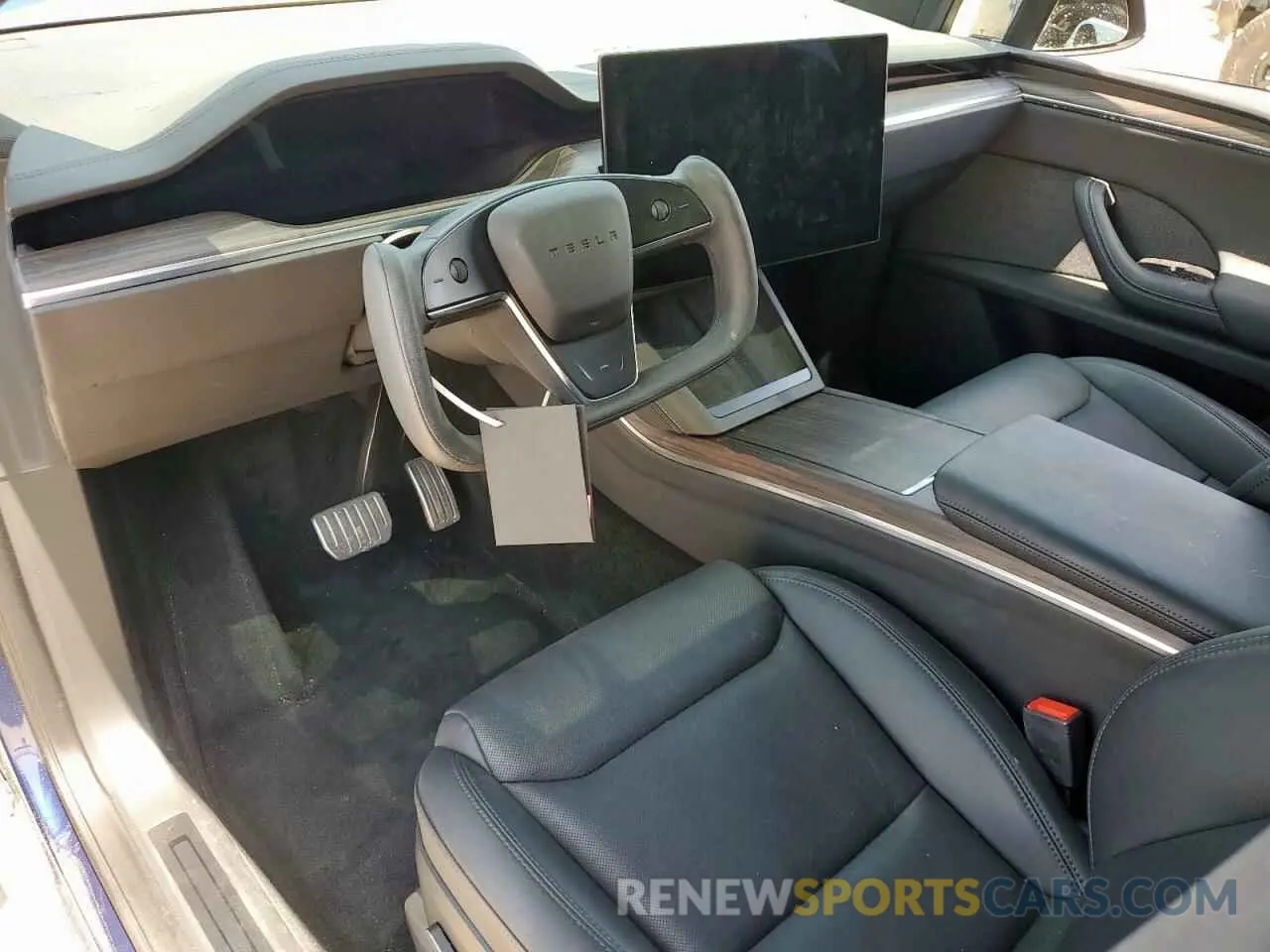 8 fotografías del automóvil dañado 7SAXCDE54RF439754 TESLA MODEL X 2024