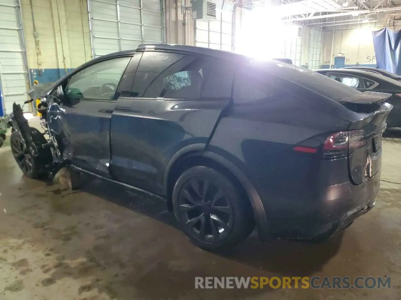 2 fotografías del automóvil dañado 7SAXCDE54RF441715 TESLA MODEL X 2024