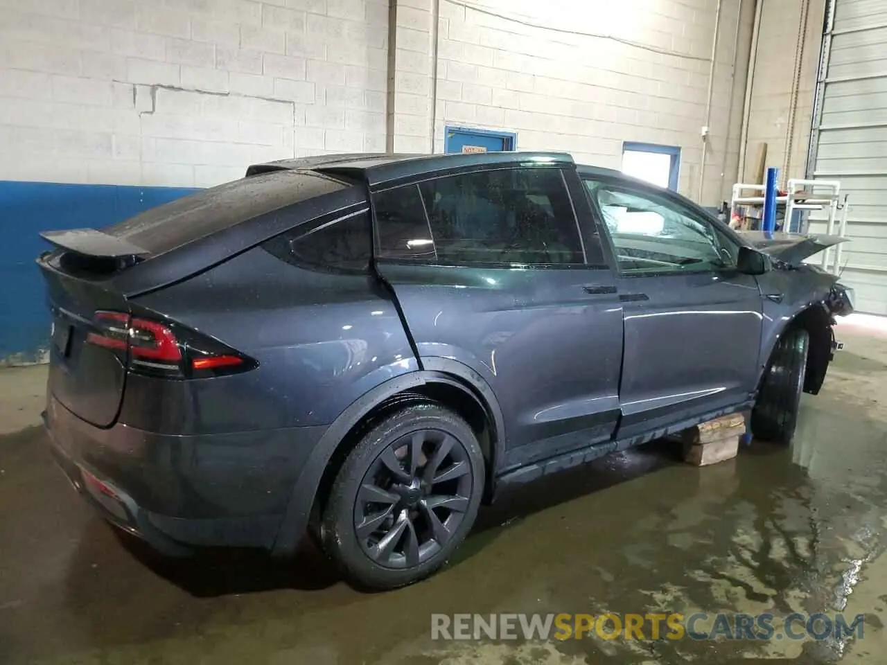 3 fotografías del automóvil dañado 7SAXCDE54RF441715 TESLA MODEL X 2024