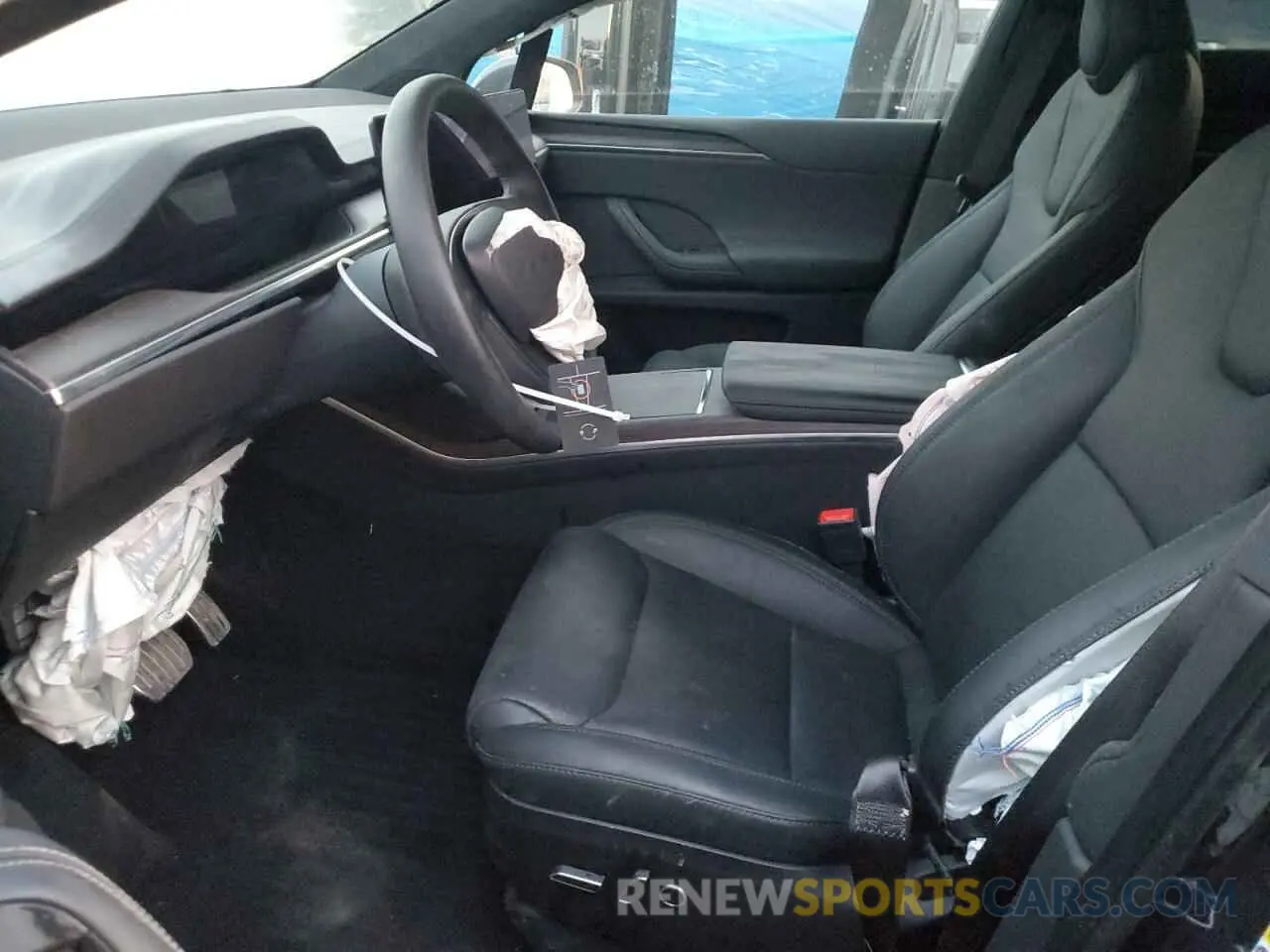 7 fotografías del automóvil dañado 7SAXCDE54RF441715 TESLA MODEL X 2024