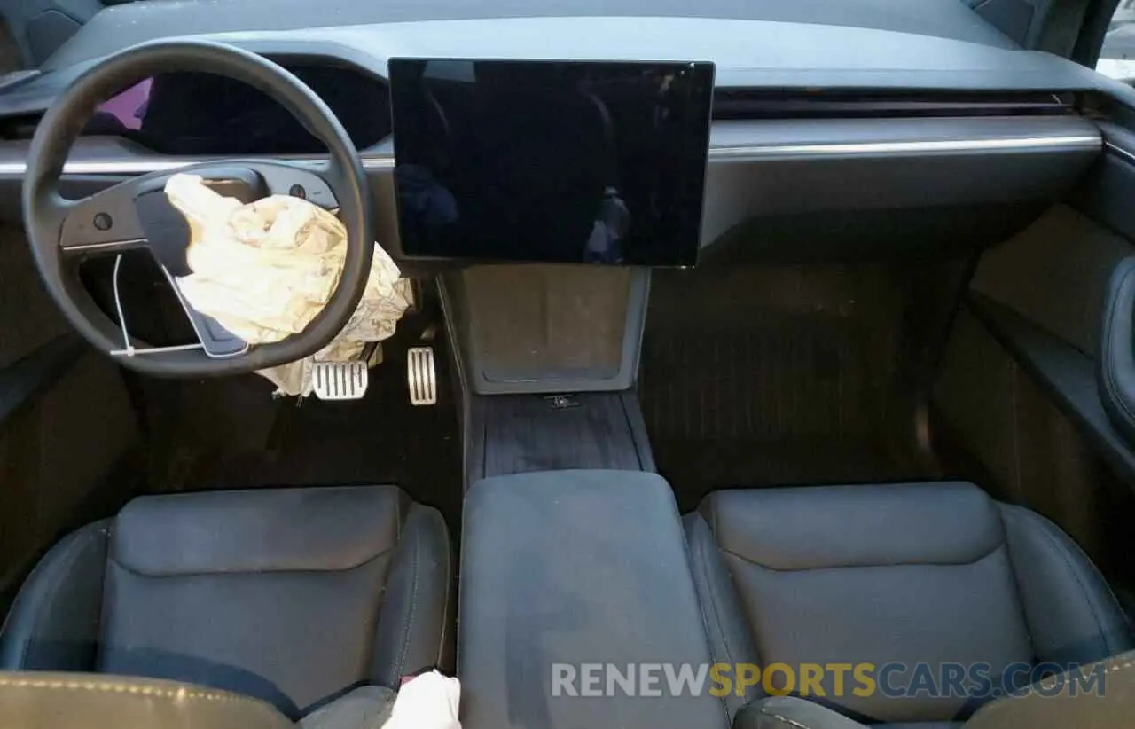 8 fotografías del automóvil dañado 7SAXCDE54RF441715 TESLA MODEL X 2024