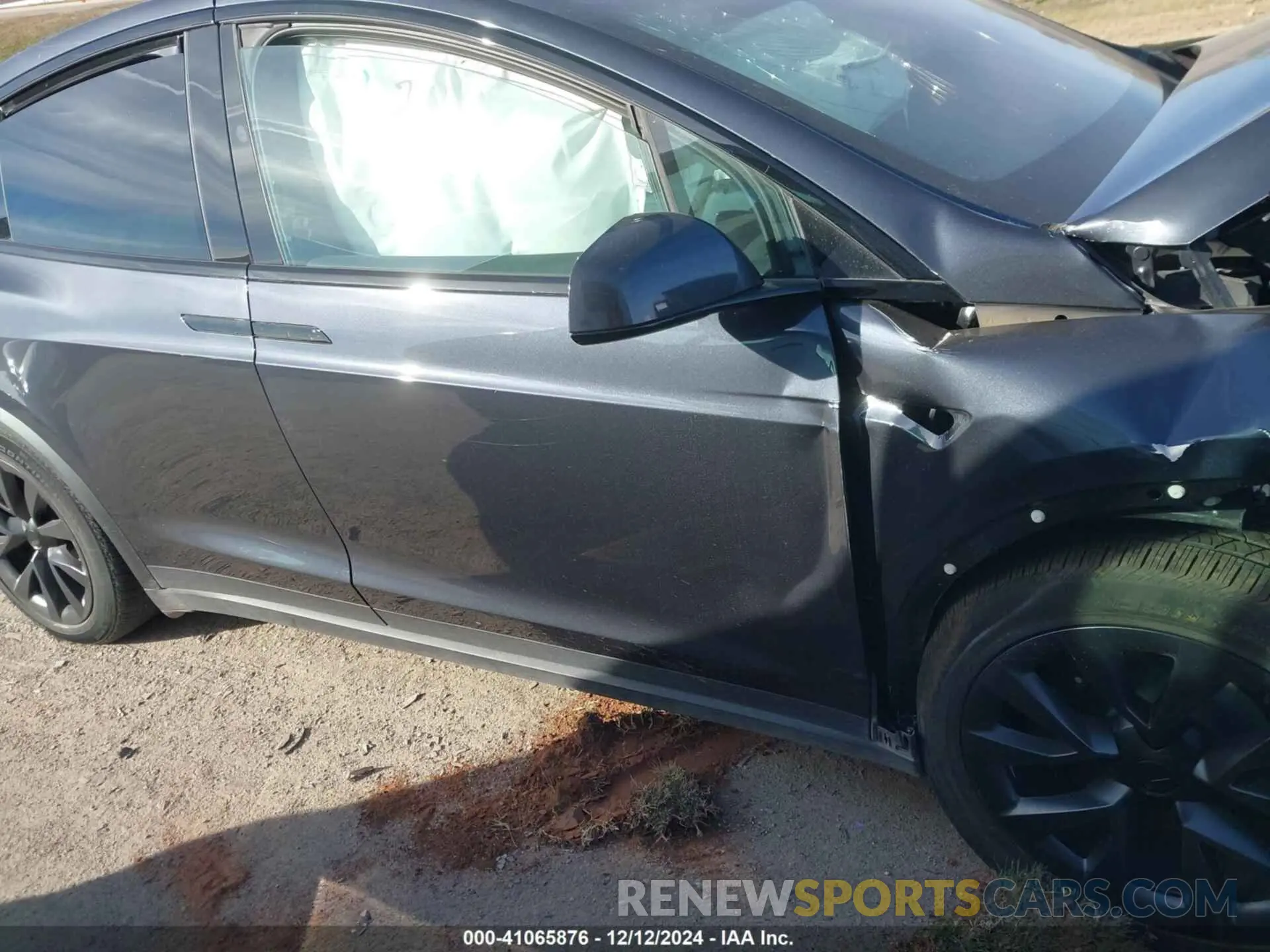 13 fotografías del automóvil dañado 7SAXCDE54RF446378 TESLA MODEL X 2024