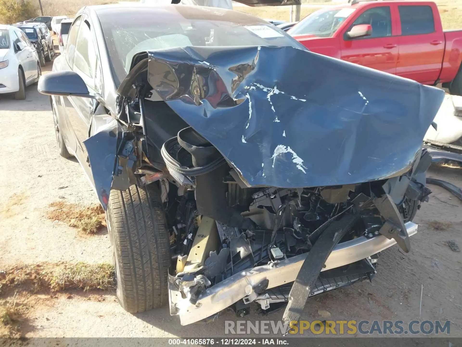 6 fotografías del automóvil dañado 7SAXCDE54RF446378 TESLA MODEL X 2024