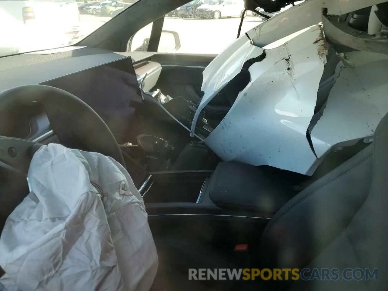 9 fotografías del automóvil dañado 7SAXCDE54RF458689 TESLA MODEL X 2024