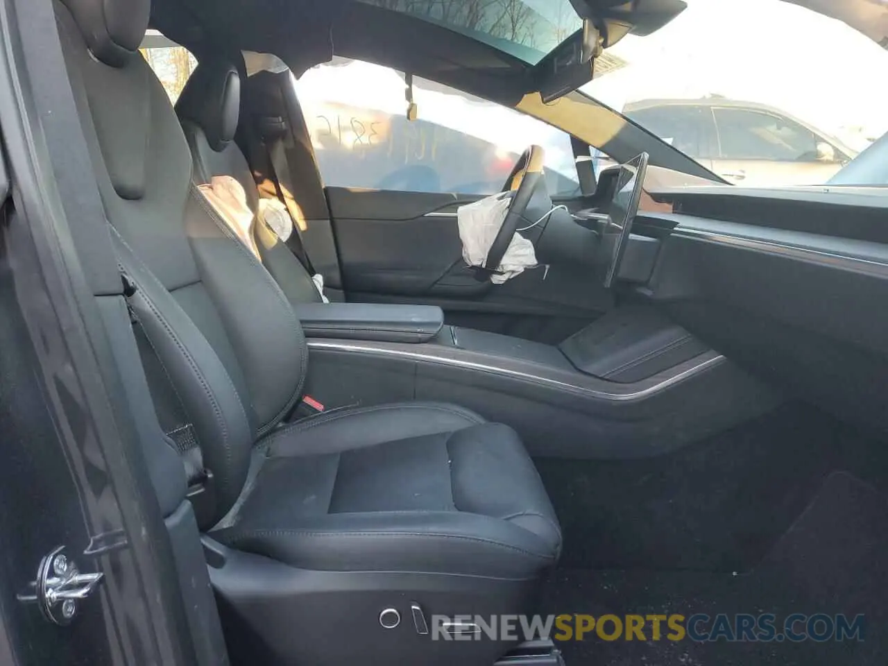 7 fotografías del automóvil dañado 7SAXCDE55RF433493 TESLA MODEL X 2024