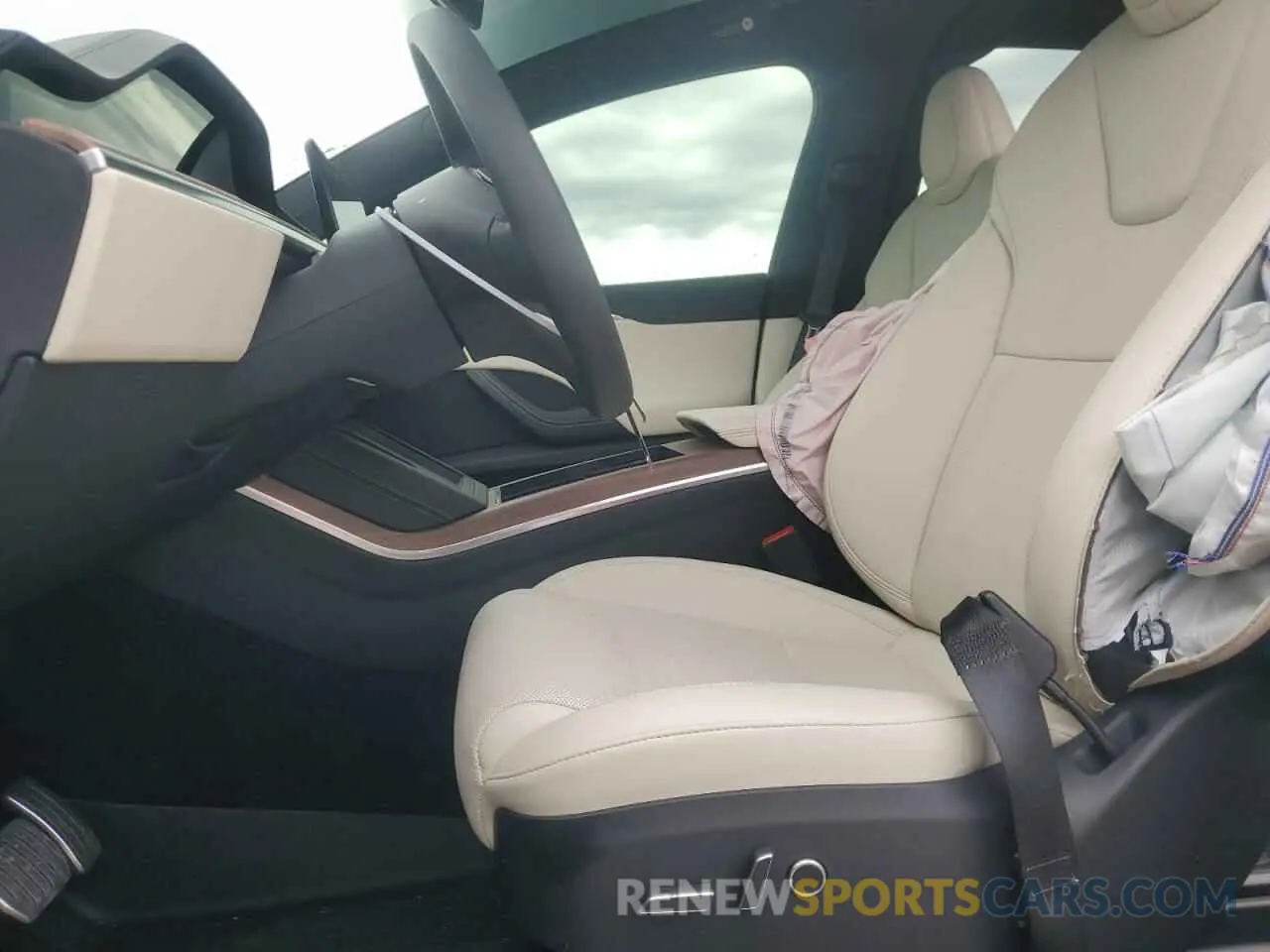 7 fotografías del automóvil dañado 7SAXCDE55RF446289 TESLA MODEL X 2024