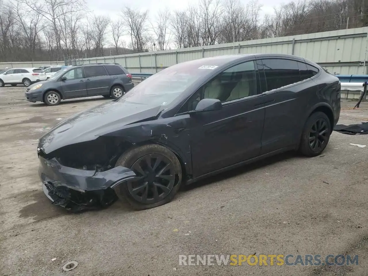 1 fotografías del automóvil dañado 7SAXCDE55RF449676 TESLA MODEL X 2024