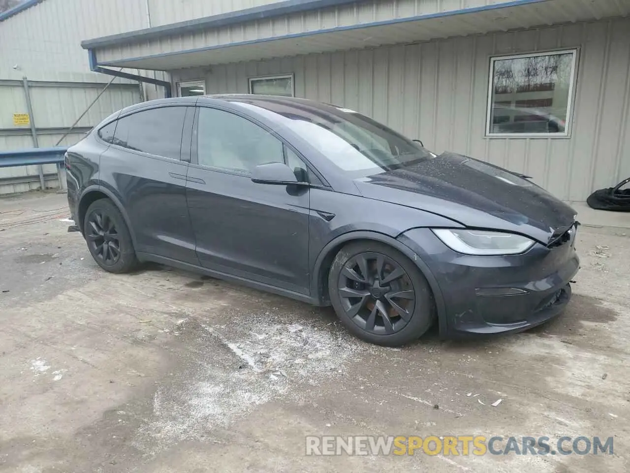 4 fotografías del automóvil dañado 7SAXCDE55RF449676 TESLA MODEL X 2024