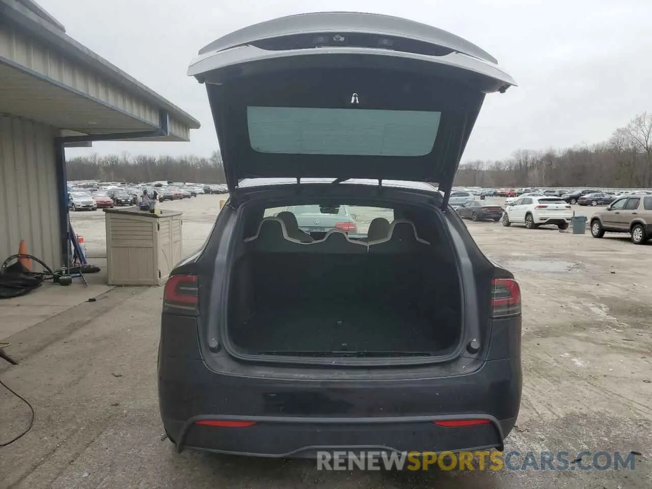 6 fotografías del automóvil dañado 7SAXCDE55RF449676 TESLA MODEL X 2024