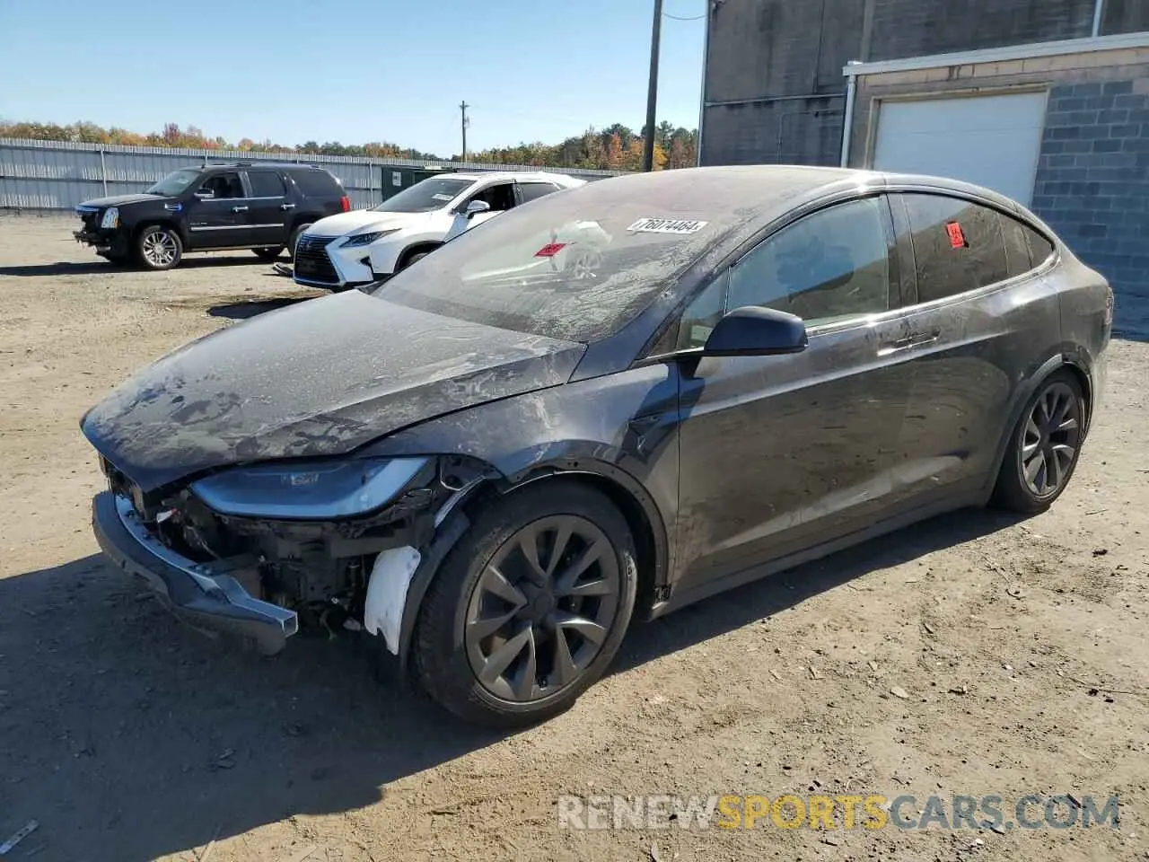 1 fotografías del automóvil dañado 7SAXCDE57RF442048 TESLA MODEL X 2024