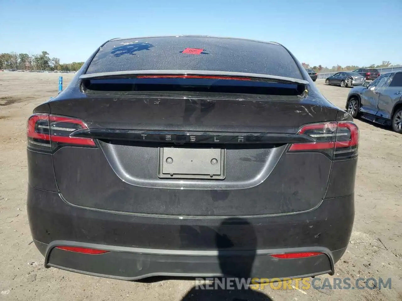 6 fotografías del automóvil dañado 7SAXCDE57RF442048 TESLA MODEL X 2024