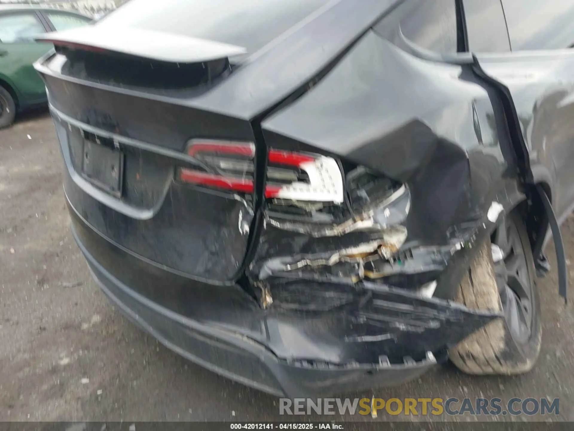 6 fotografías del automóvil dañado 7SAXCDE57RF445547 TESLA MODEL X 2024