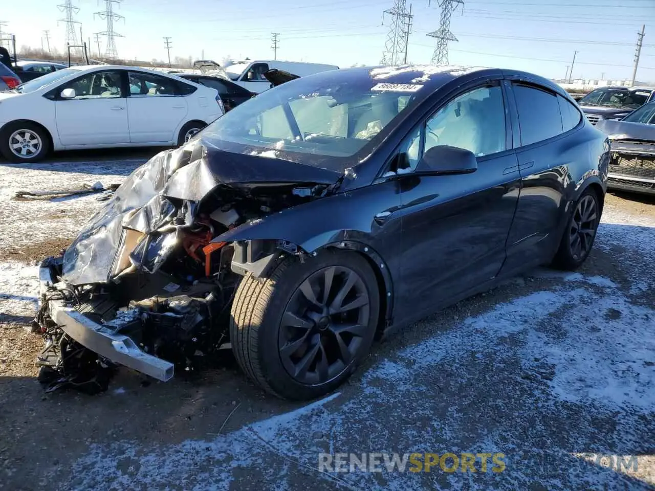 1 fotografías del automóvil dañado 7SAXCDE57RF449825 TESLA MODEL X 2024