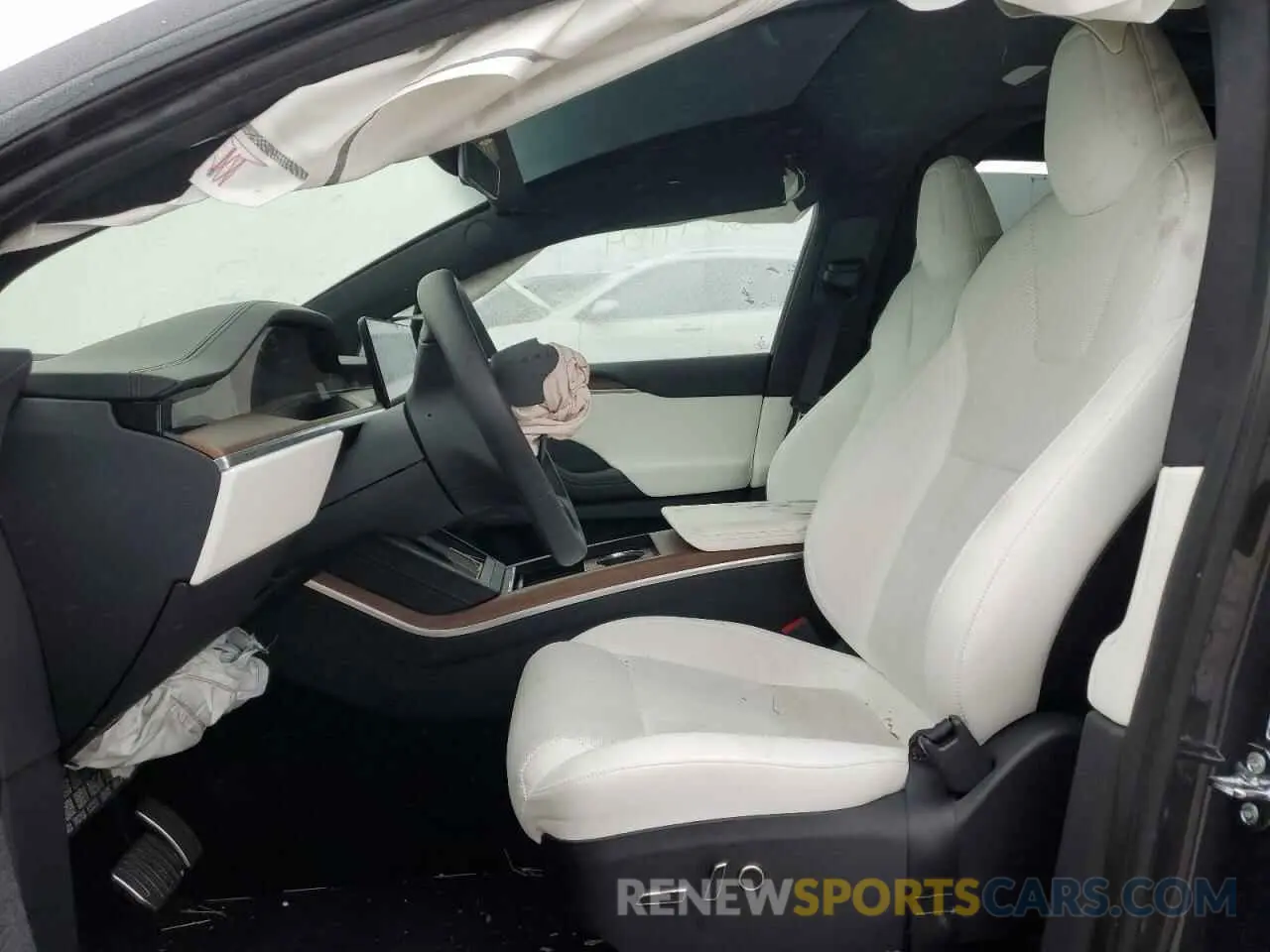7 fotografías del automóvil dañado 7SAXCDE57RF449825 TESLA MODEL X 2024
