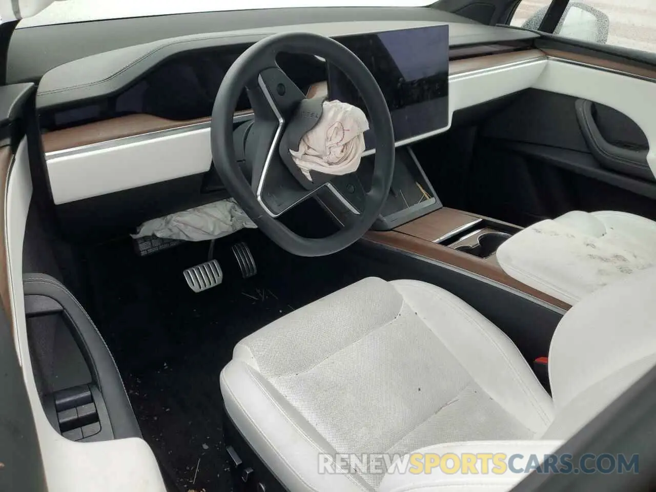 8 fotografías del automóvil dañado 7SAXCDE57RF449825 TESLA MODEL X 2024