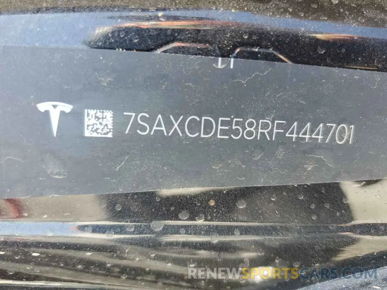 12 fotografías del automóvil dañado 7SAXCDE58RF444701 TESLA MODEL X 2024