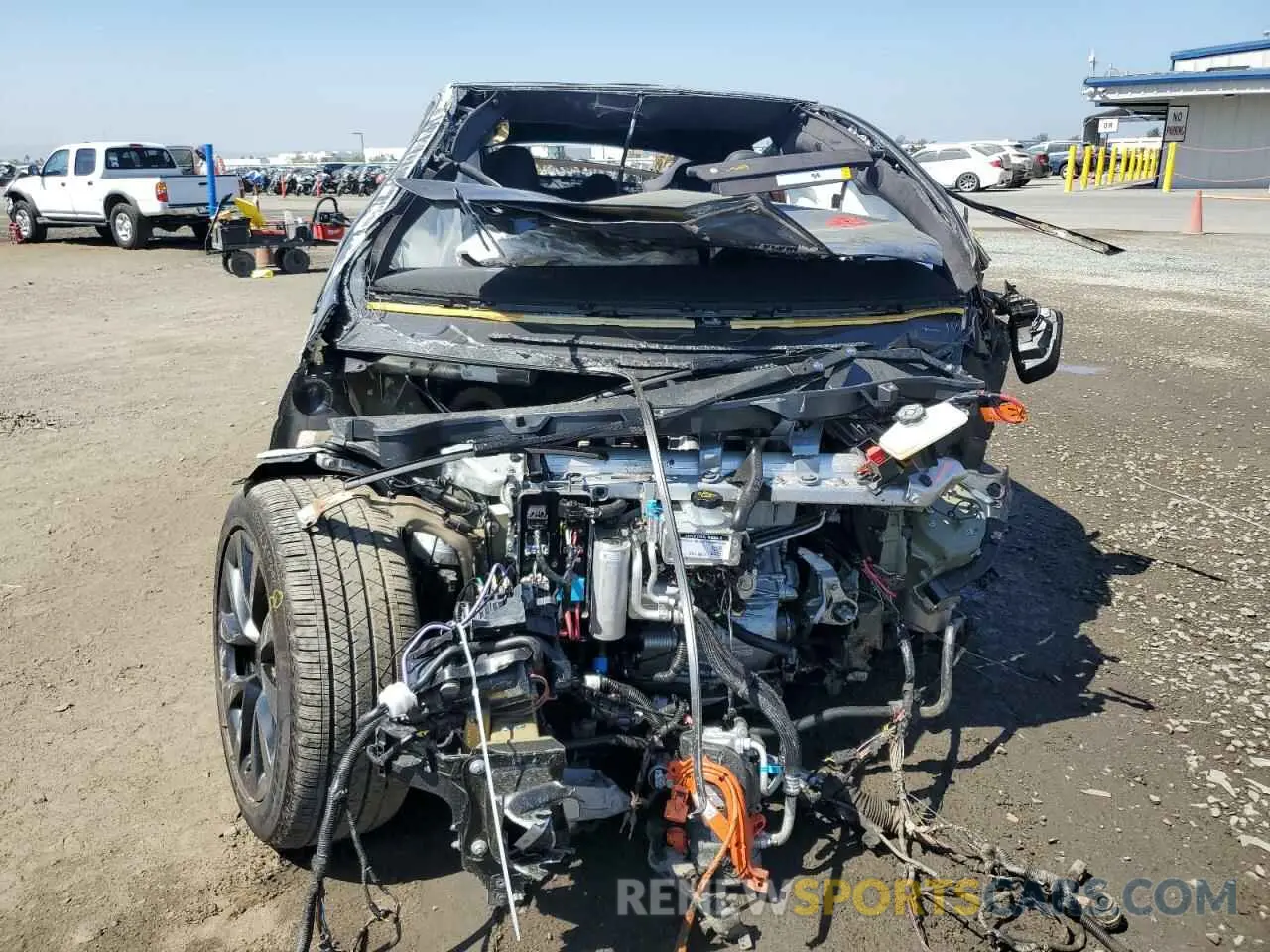 5 fotografías del automóvil dañado 7SAXCDE58RF444701 TESLA MODEL X 2024