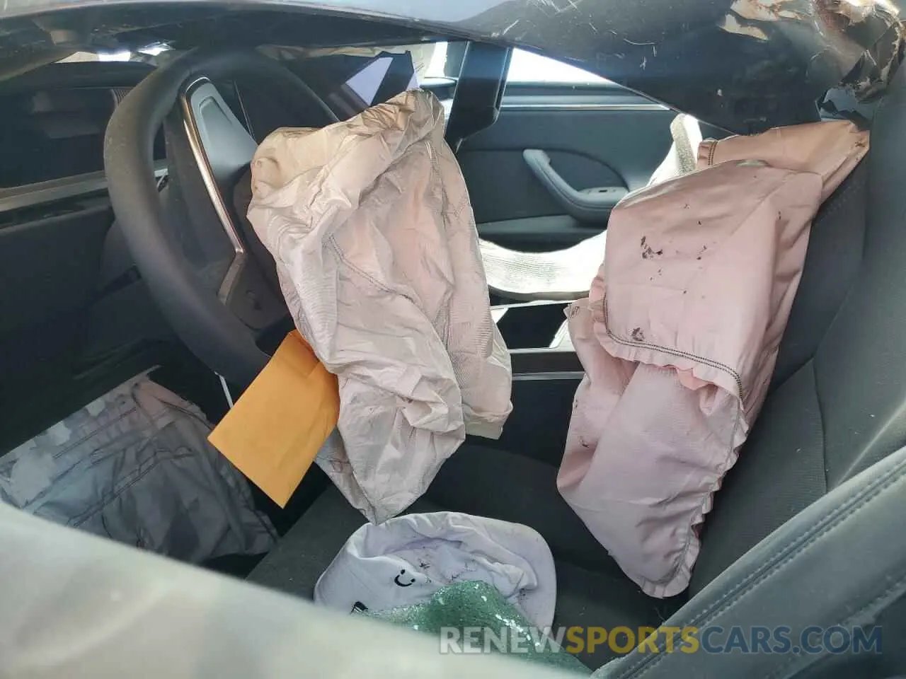 7 fotografías del automóvil dañado 7SAXCDE58RF444701 TESLA MODEL X 2024