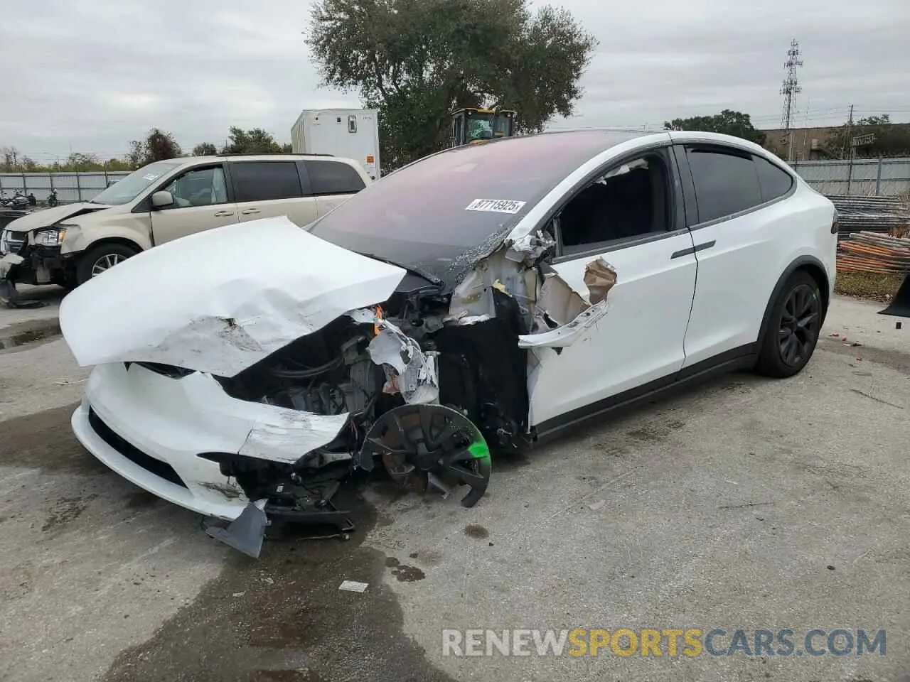 1 fotografías del automóvil dañado 7SAXCDE58RF453902 TESLA MODEL X 2024
